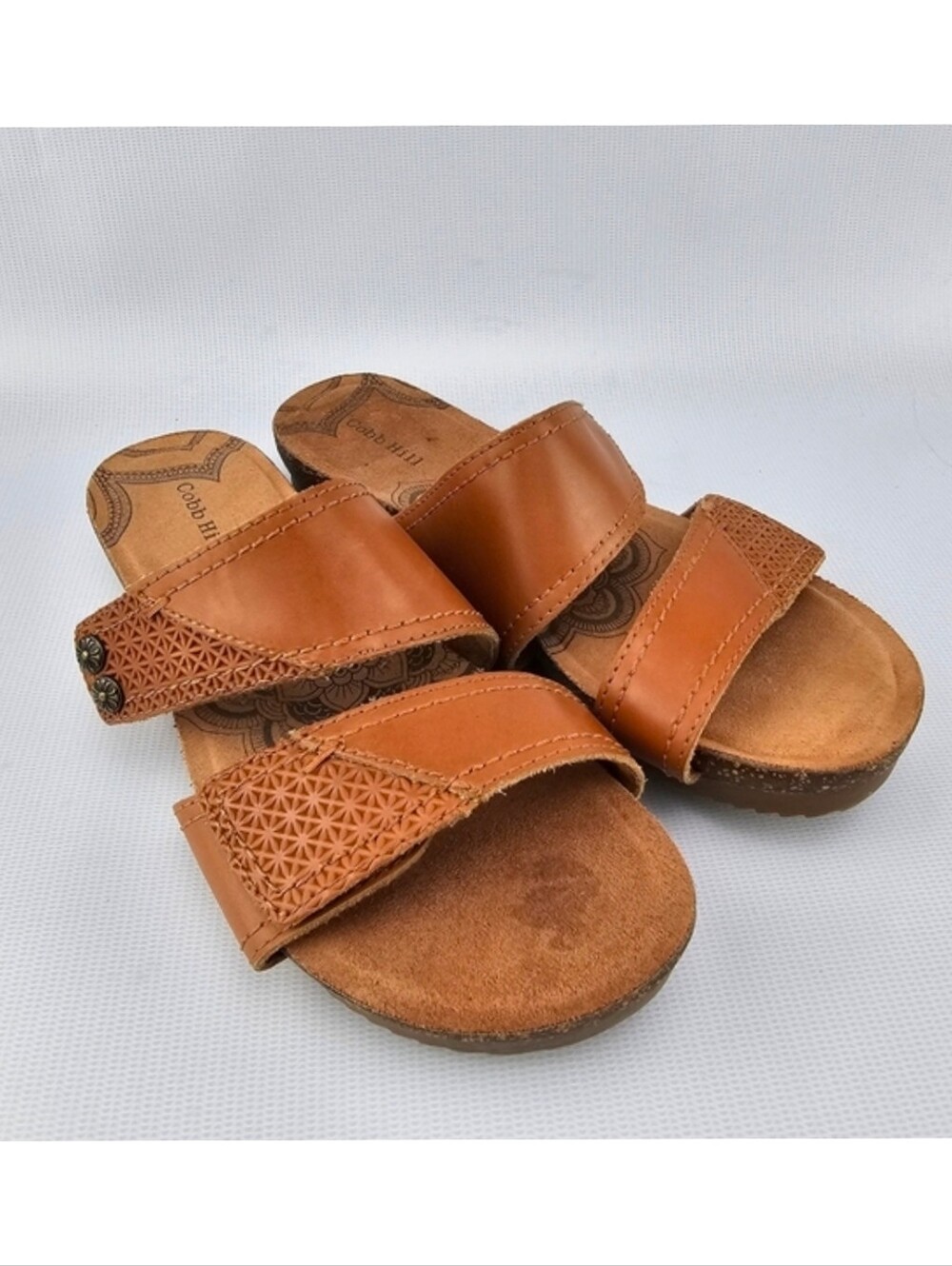 Rockport Cobb Hill Trinity Sandals Brown Adjustable Women's 6